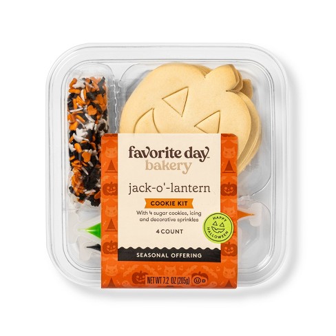 Pumpkin Cookie Decorating Kit - 7.23oz/4ct - Halloween - Favorite ...