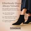 CUSHIONAIRE Women's Barbi Kitten Heel Bootie – Soft Vegan Leather, Memory Foam, Wide Widths, and Back Zipper - 3 of 4