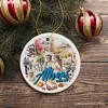 Athens Acropolis Historical Landmarks Ornament, Greek Artistic Heritage Christmas Gift and Travel Souvenir| OrnamentallyYou - 4 of 4