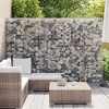 vidaXL Gabion Basket Galvanized Steel 78.7"x19.7"x39.4" - 3 of 4