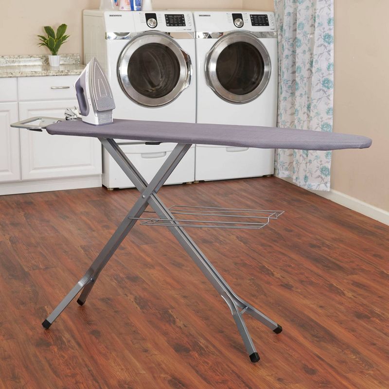 Household Essentials Ironing Center Mesh Steel Top Silver, 3 of 10
