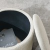 NicBex Round Chenille Storage Ottoman Set of 2, Multifunctional Foot Stool with MDF Made Desktop Panel for Living Room - 3 of 4