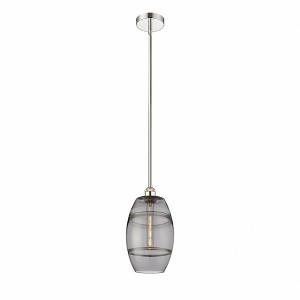 Vaz - 1 Light Stem Hung Mini Pendant In Industrial Style-9.38 Inches Tall and 8 Inches Wide - 1 of 1