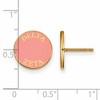 Black Bow Jewelry 14k Yellow Gold Plated Sterling Silver Delta Zeta Greek Life Stud Earrings - 2 of 3