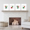 Big Dot of Happiness Ornaments - Unframed Holiday and Christmas Linen Paper Wall Art - Set of 4 - Artisms - 8 x 10 inches - 2 of 4