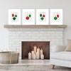 Big Dot of Happiness Ornaments - Unframed Holiday and Christmas Linen Paper Wall Art - Set of 4 - Artisms - 8 x 10 inches - image 2 of 4