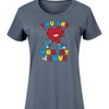 Women's - Instant Message - Inspiration Graphic T-shirt Dress - 2 of 4