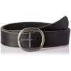 Cowgirls Rock Women's Center Bar Buckle Belt with Burnished Edges - 4 of 4