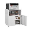 Vynxaria Home Office Printer Stand with Wheels, Printer Tables with File door  Mobile Lateral Filing Cabinet with Open Storage Shelf - 3 of 4