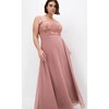 Women's Plus Size Sweet Evie Maxi Dress - antique rose | CITY CHIC - 3 of 4