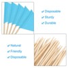 Unique Bargains Small Labeling Marking Cocktail Party Decor Flag Toothpick 100 Pcs - 4 of 4