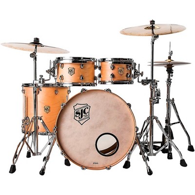 SJC Drums Tour Series 4-Piece Shell Pack Natural Satin