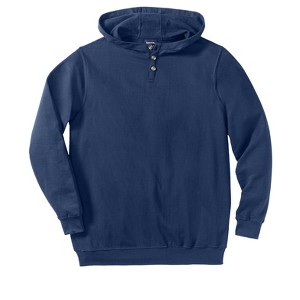 KingSize Men's Big & Tall Fleece Pullover Henley - 1 of 2