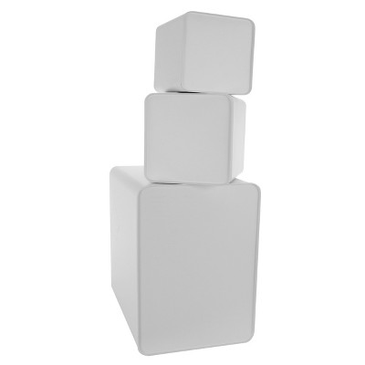 MegaChef Kitchen Food Storage and Organization 5 Piece Canister Set in White — фото 2