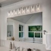 BAOURE Modern Vanity Light, Bathroom Light Fixtures for Expansive Bathrooms, Wall Lamp with Clear Glass for Mirror, Living Room - 2 of 4
