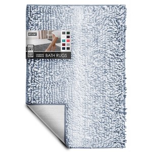 Hearth & Harbor Bathroom Rugs, Machine Washable Chenille Bath Mat for Bathroom - 1 of 4