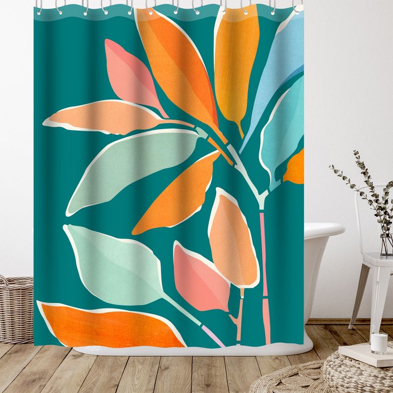 Americanflat 71X74 Floral Shower Curtain by Sabina Fenn, 4 of 6