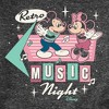 Men's - Disney - Mickey and Minnie Mouse Retro Music Night Graphic Fleece Sweatshirt - 2 of 4
