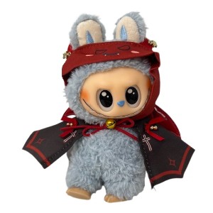 Devil Cape Costume for 17.5 cm Labubu Dolls – Perfect for Party Fun - 1 of 4