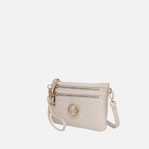 MKF Collection Roonie Milan M Signature Crossbody Wristlet Bag by Mia K - 1 of 4