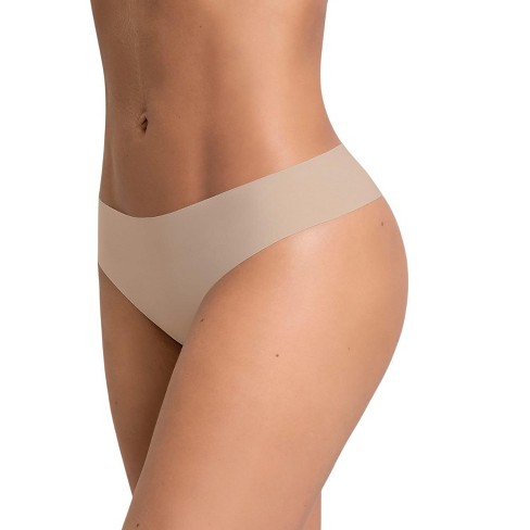 Leonisa No Ride-up Seamless Thong Panty - Beige S : Target