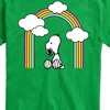 Men's - Peanuts - Snoopy Looking Up Rainbow Short Sleeve Graphic T-Shirt - 2 of 4