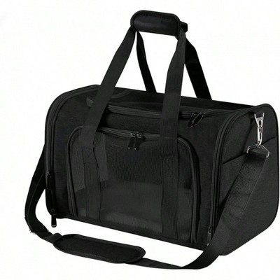 BABYYER Travel in Style: Portable Pet Carrier for Small Pets up to 15 Lbs- Airline Approved, Collapsible & Comfortable cat