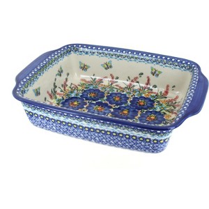 Blue Rose Polish Pottery 548 Vena Casserole - 1 of 1
