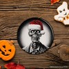 Ghastly Undead Zombie with Santa Hat Ornament, Eerie Christmas Gift for Horror Lovers| OrnamentallyYou - 4 of 4
