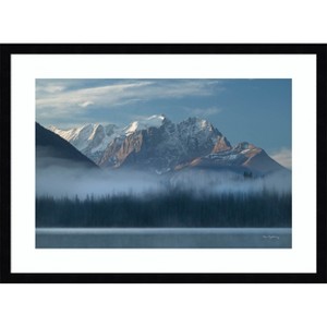 Amanti Art Mount Vaux and Emerald Lake by Alan Majchrowicz Wood Framed Wall Art Print - 1 of 4