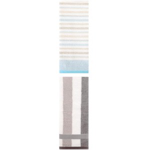 REGALWOVEN Striped Pattern Cotton Bathroom Hand Towels for Home Decor 13" x 29"/13" x 27" 2 Pcs - 1 of 4