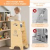 Chaokws Toddler Tower Learning Tower - Adjustable Kitchen Step Stool Helper for Kids, Safe Standing Tower for Toddlers 1-3 Years - 4 of 4