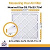 Filter King 29.75x35.75x1 Air Filter | 6-PACK | MERV 13 HVAC Pleated A/C Furnace Filters | MADE IN USA | Actual Size: 29.75 x 35.75 x .75" - 2 of 4