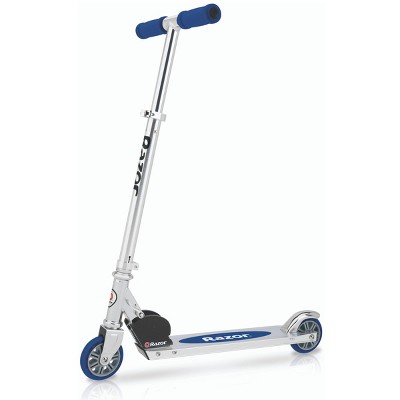 blue scooter