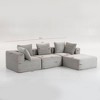 Resenkos Compressed Sofa, Space-Saving Cube Sofa, Magic Sofa for Living Room, Compact & Comfortable, Easy to Assemble, Corduroy, Beige - 4 of 4