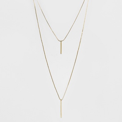 Layered necklace deals target