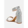 Cady Rhinestones And Sequins Block Sandals - 3 of 4