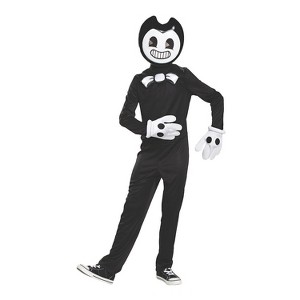 Boys' Bendy and the Ink Machine Classic Costume - Size 10-12 - Black - 1 of 1