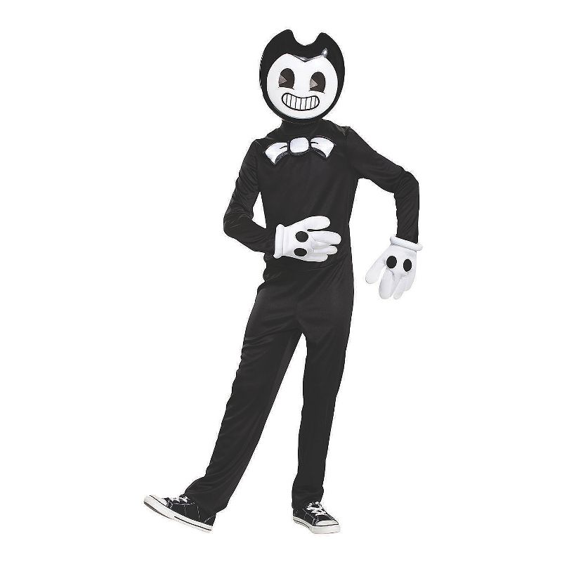 Boys' Bendy and the Ink Machine Classic Costume - Size 10-12 - Black, 1 of 2