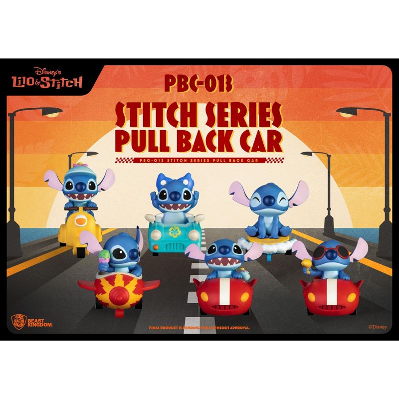 DISNEY Stitch Series Pull Back Car set (Pull Back Car), 3 of 5