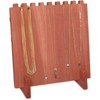Farmlyn Creek 2-Pack Wood Necklace Display Stand, Wooden Plank Jewelry Organizer (9 x 10 x 5.5 In) - 3 of 4