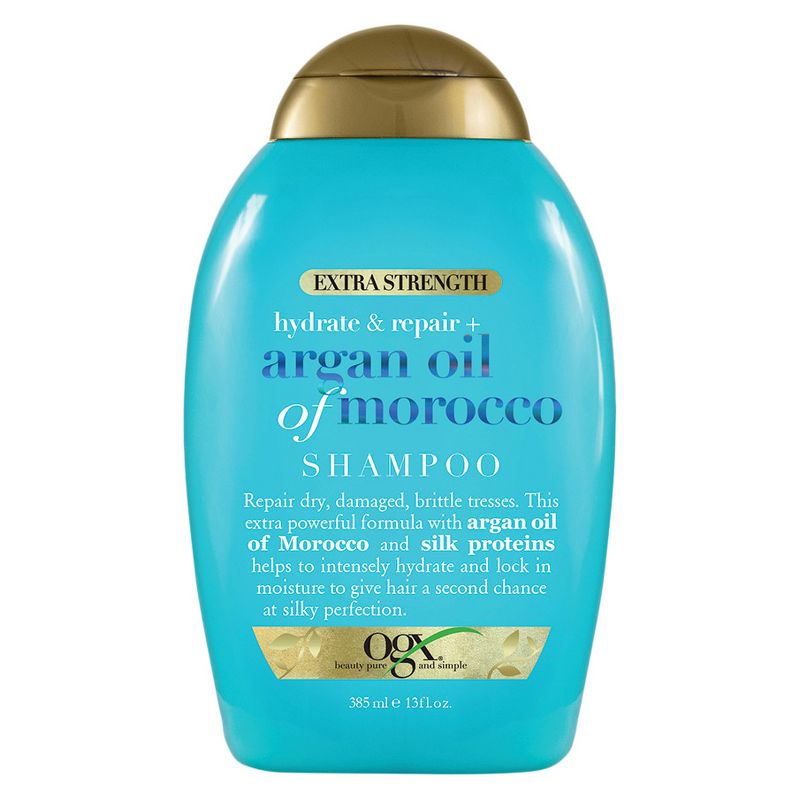 OGX Hydrate &#38; Repair + Argan Oil of Morocco Extra Strength Shampoo for Dry, Damaged Hair - 13 fl oz, 1 of 10