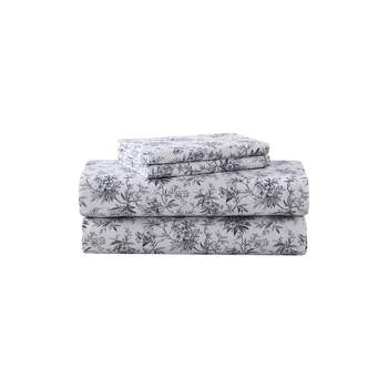 Laura Ashley Brushed Cotton Cozy Flannel Sheet Collection