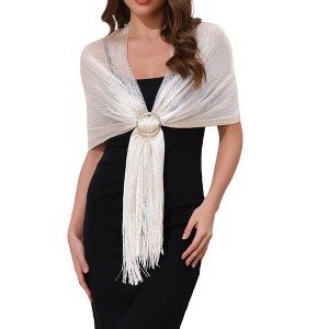 INSPIRE CHIC Women's Fashion 100% Polyester Pashmina Shawls 1 Pc - 1 of 4
