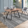 Modern Geometric Area Rug, Machine Washable Large Carpet with Non-Slip Backing for Living Room, Dining Table, Bedroom Farmhouse Home Office Decor - 4 of 4