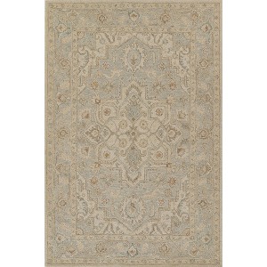Momeni Pasha Medallion Area Rug Light Blue - 1 of 4
