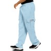 G-Style USA Men's Solid Fleece Heavyweight Cargo Pants - 2 of 4
