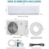 12000btu Mini Split Air Conditioner, 19 Seer2, Wall Variable Frequency Air Conditioner With Heat Pump - 2 of 4