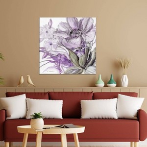 iCanvas Seaglass Garden II Purple and Brown by Elizabeth Franklin Canvas Print Wall Art - 1 of 3
