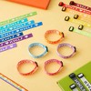 Zodaca 52-Pack Woven HWLF Bracelets, He Would Love First Bracelet Set for Church Events, Sunday School, 26 Assorted Colors - 3 of 4